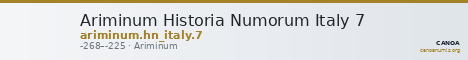 Ariminum Historia Numorum Italy 7 — CANOA
