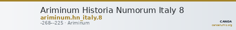 Ariminum Historia Numorum Italy 8 — CANOA