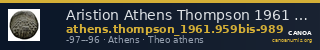 Aristion Athens Thompson 1961 959bis-989 — CANOA