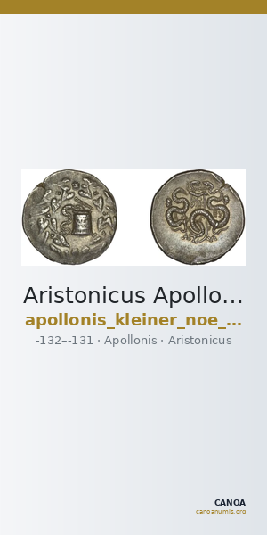 Aristonicus Apollonis Kleiner and Noe 1977 2 — CANOA