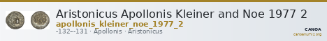 Aristonicus Apollonis Kleiner and Noe 1977 2 — CANOA