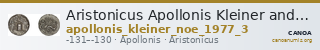 Aristonicus Apollonis Kleiner and Noe 1977 3 — CANOA
