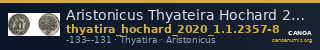 Aristonicus Thyateira Hochard 2020 1.1.2357-8 — CANOA