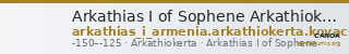 Arkathias I of Sophene Arkathiokerta Kovacs 2016 22-Mar — CANOA