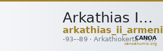Arkathias II of Sophene Arkathiokerta Kovacs 2016 31 — CANOA