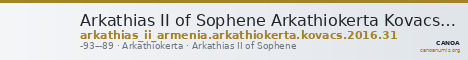 Arkathias II of Sophene Arkathiokerta Kovacs 2016 31 — CANOA