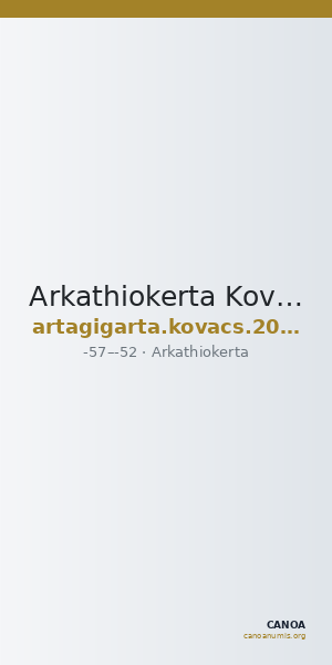 Arkathiokerta Kovacs 2016 208 — CANOA