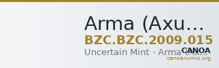 Arma (Axum) — Coin (Uncertain Value) (Uncertain Mint) — CANOA