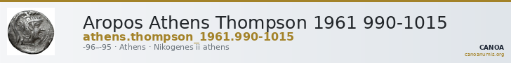 Aropos Athens Thompson 1961 990-1015 — CANOA