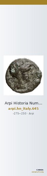 Arpi Historia Numorum Italy 645 — CANOA