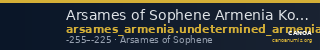 Arsames of Sophene Armenia Kovacs 2016 4 — CANOA