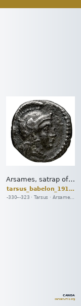 Arsames, satrap of Cilicia Tarsus Babelon 1910 719 — CANOA