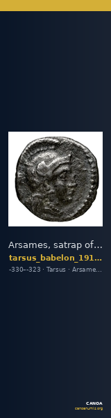 Arsames, satrap of Cilicia Tarsus Babelon 1910 719 — CANOA