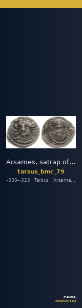 Arsames, satrap of Cilicia Tarsus BMC Tarsus 79 — CANOA