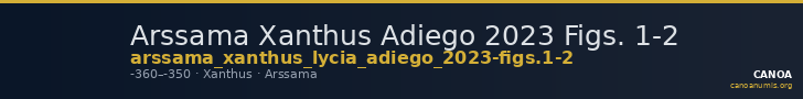 Arssama Xanthus Adiego 2023 Figs. 1-2 — CANOA