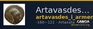 Artavasdes I of Armenia Artaxata Kovacs 2016 49 — CANOA