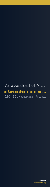 Artavasdes I of Armenia Artaxata Kovacs 2016 50 — CANOA