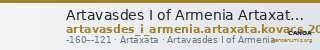 Artavasdes I of Armenia Artaxata Kovacs 2016 50 — CANOA