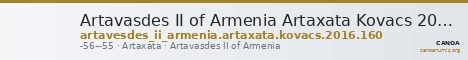 Artavasdes II of Armenia Artaxata Kovacs 2016 160 — CANOA