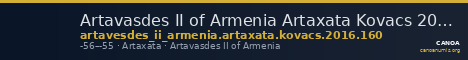 Artavasdes II of Armenia Artaxata Kovacs 2016 160 — CANOA