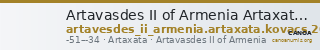 Artavasdes II of Armenia Artaxata Kovacs 2016 161-165 — CANOA