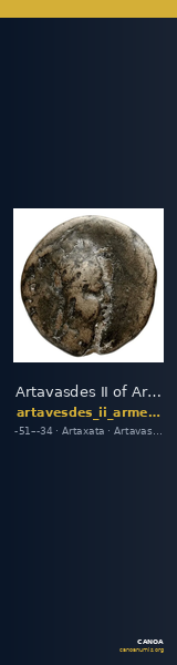 Artavasdes II of Armenia Artaxata Kovacs 2016 166 — CANOA