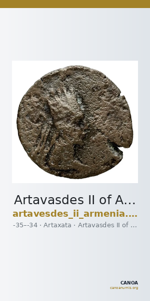Artavasdes II of Armenia Artaxata Kovacs 2016 167 — CANOA