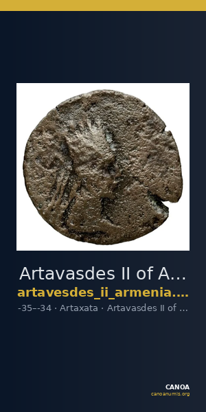 Artavasdes II of Armenia Artaxata Kovacs 2016 167 — CANOA