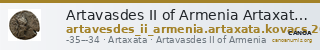 Artavasdes II of Armenia Artaxata Kovacs 2016 167 — CANOA