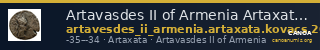 Artavasdes II of Armenia Artaxata Kovacs 2016 167 — CANOA