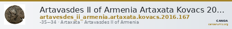 Artavasdes II of Armenia Artaxata Kovacs 2016 167 — CANOA