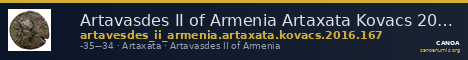 Artavasdes II of Armenia Artaxata Kovacs 2016 167 — CANOA