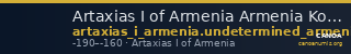 Artaxias I of Armenia Armenia Kovacs 2016 43 — CANOA