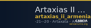 Artaxias II of Armenia Artaxata Kovacs 2016 170 — CANOA