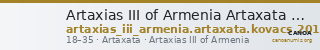 Artaxias III of Armenia Artaxata Kovacs 2016 189 — CANOA