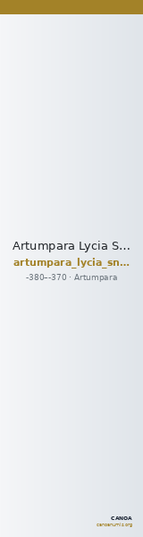 Artumpara Lycia SNG von Aulock 4183 — CANOA