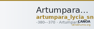 Artumpara Lycia SNG von Aulock 4183 — CANOA