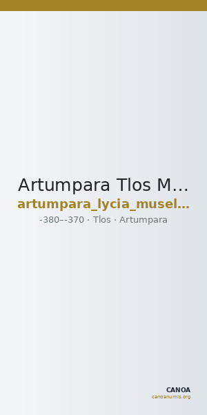 Artumpara Tlos Müseler 2016 VIII, 31-2 — CANOA