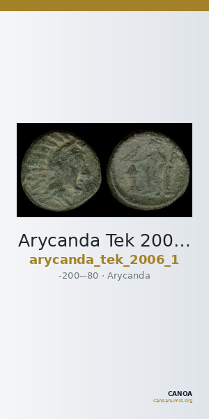 Arycanda Tek 2006 1 — CANOA