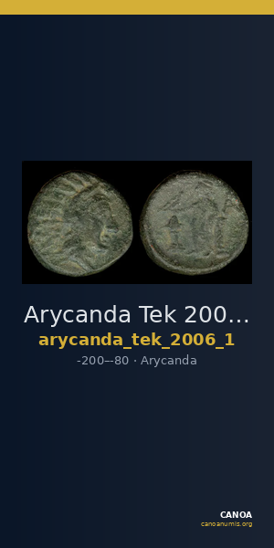Arycanda Tek 2006 1 — CANOA