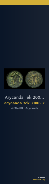 Arycanda Tek 2006 2 — CANOA