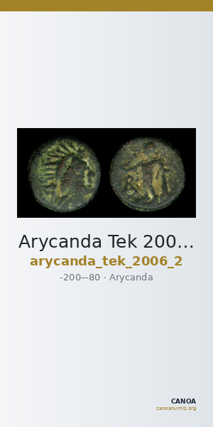 Arycanda Tek 2006 2 — CANOA