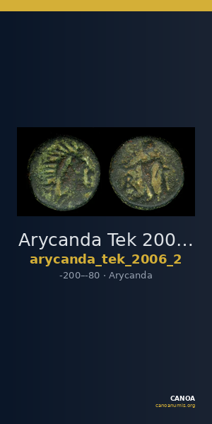 Arycanda Tek 2006 2 — CANOA