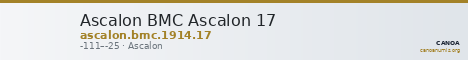 Ascalon BMC Ascalon 17 — CANOA