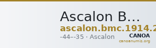 Ascalon BMC Ascalon 20 — CANOA