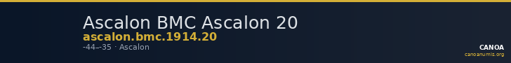 Ascalon BMC Ascalon 20 — CANOA