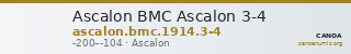 Ascalon BMC Ascalon 3-4 — CANOA