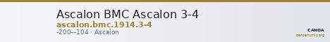 Ascalon BMC Ascalon 3-4 — CANOA