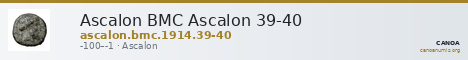 Ascalon BMC Ascalon 39-40 — CANOA