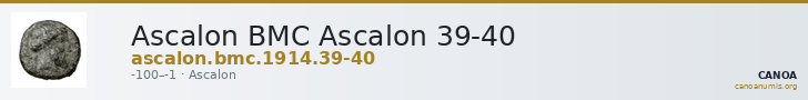 Ascalon BMC Ascalon 39-40 — CANOA